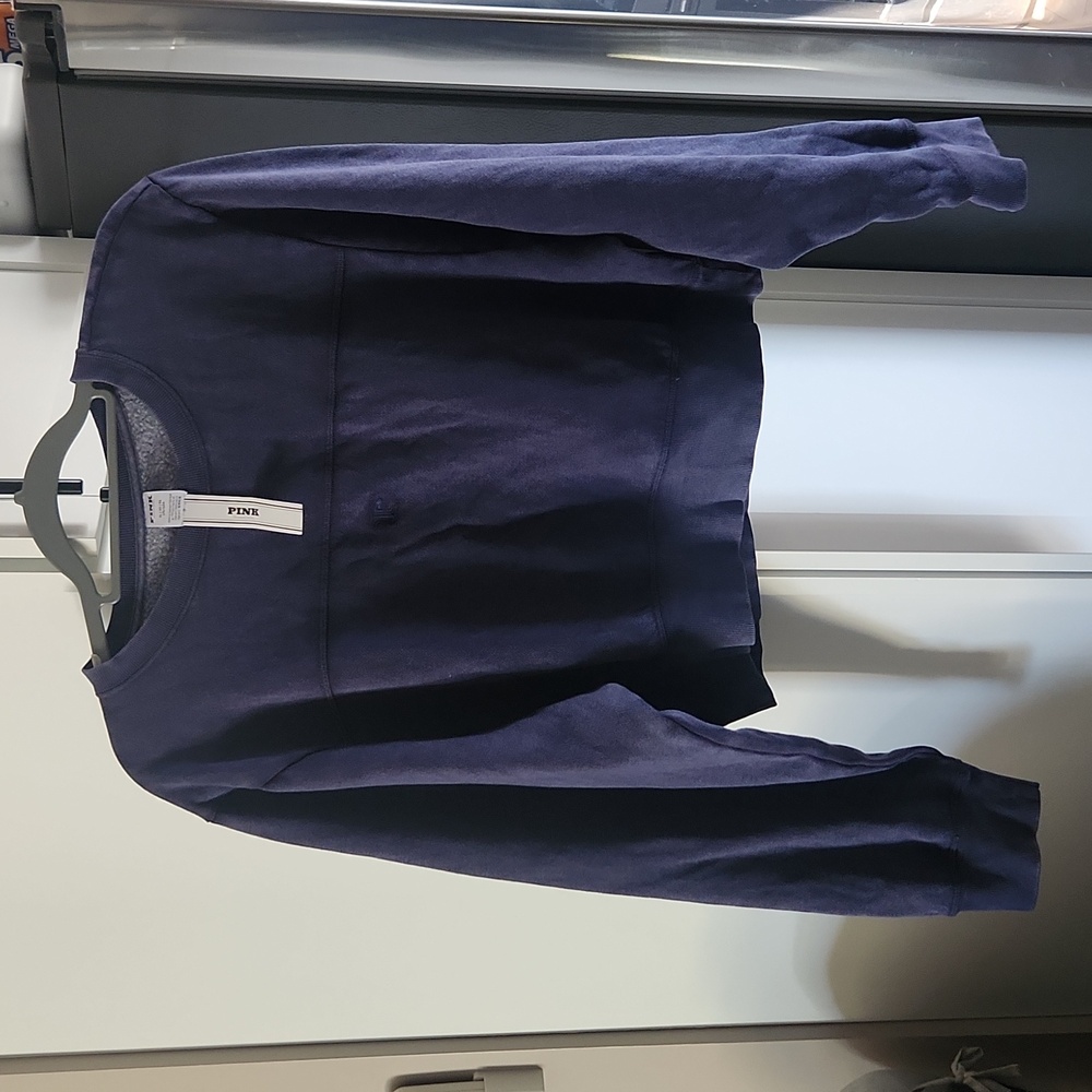 Victoria's Secret PINK Deep Blue Sweatshirt